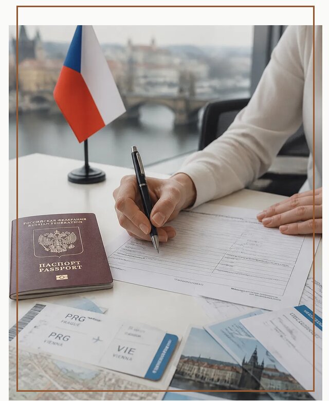 Оформление визы в Чехию под ключ для поездки в Санкте-Петербурге
